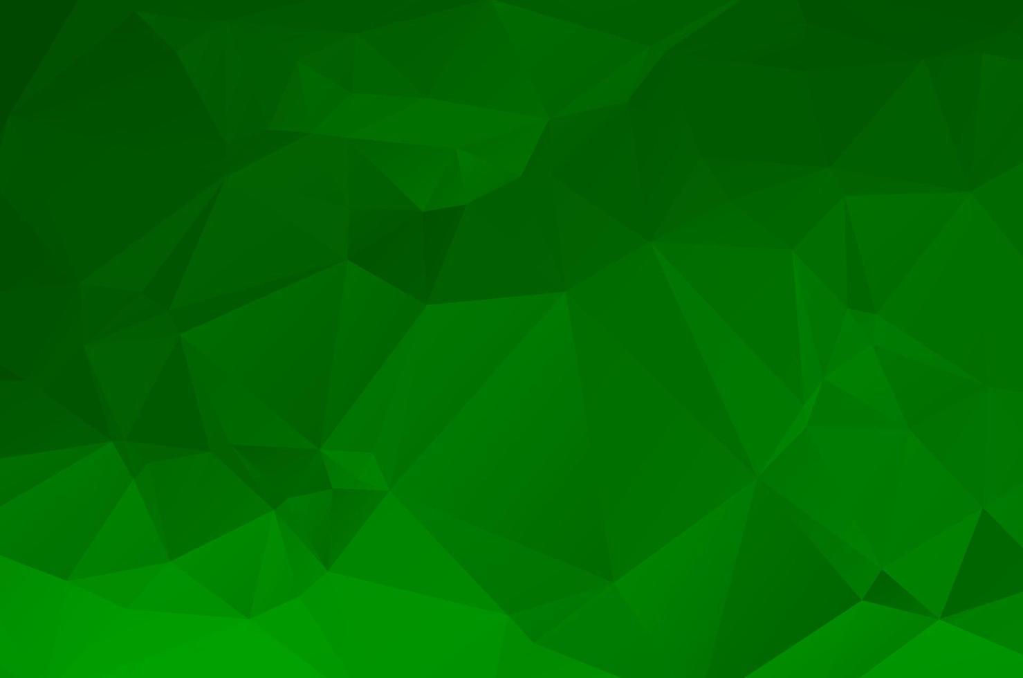 Light green Low poly crystal background. Polygon design pattern