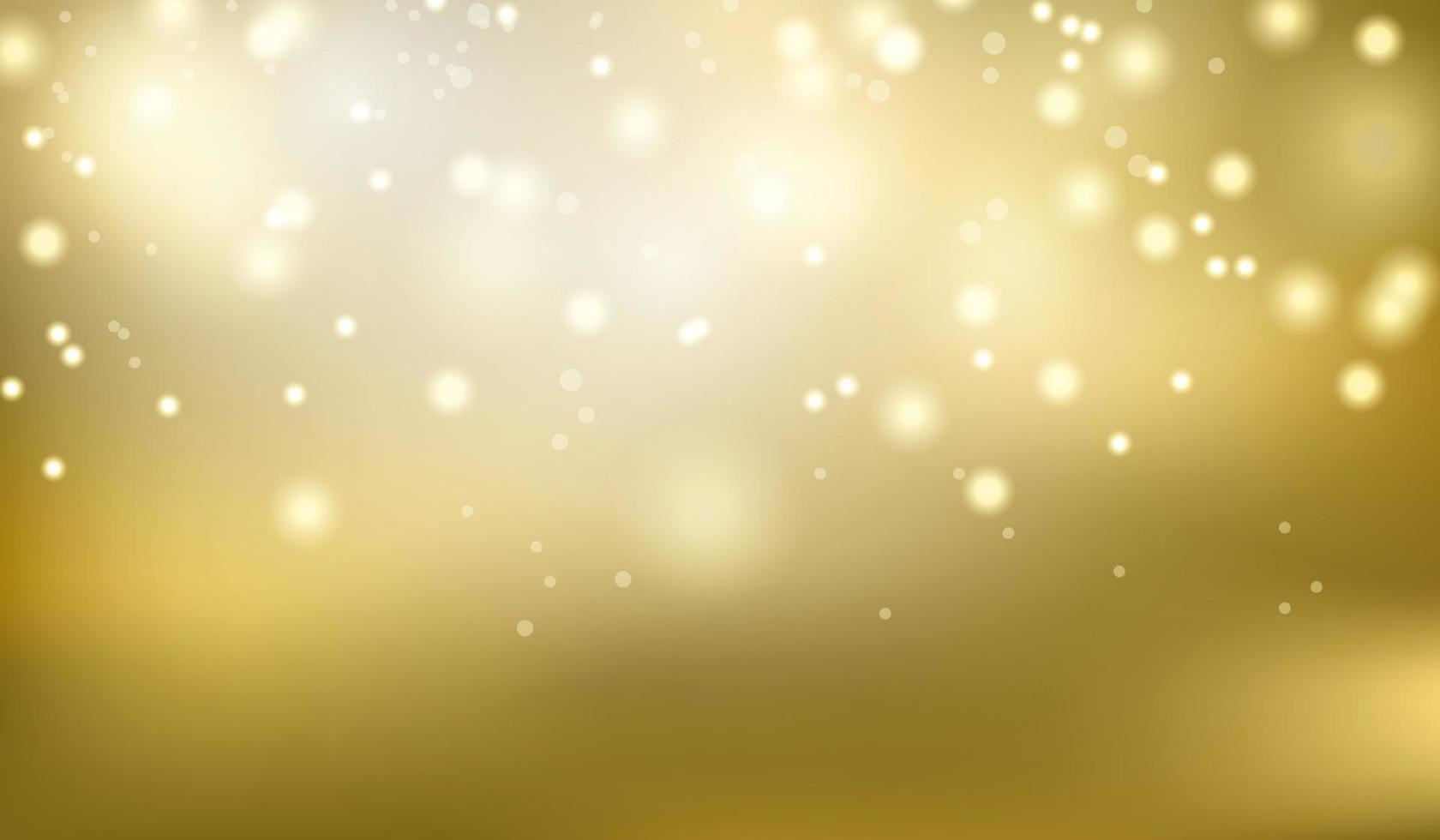 Gold glittering blur abstract background vector