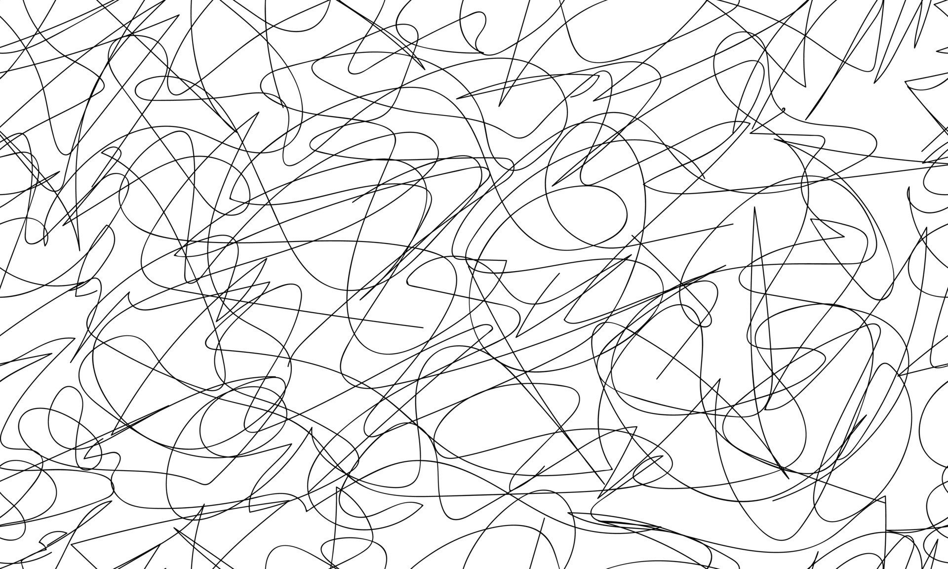 Black and white hand drawn scribble texture background vector