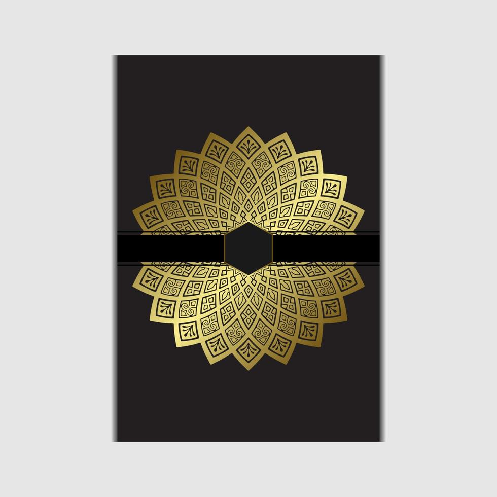 Luxury mandala background with golden arabesque pattern Arabic Islamic east style. Ramadan Style Decorative mandala. Mandala for print, poster, cover, brochure, flyer, banner vector