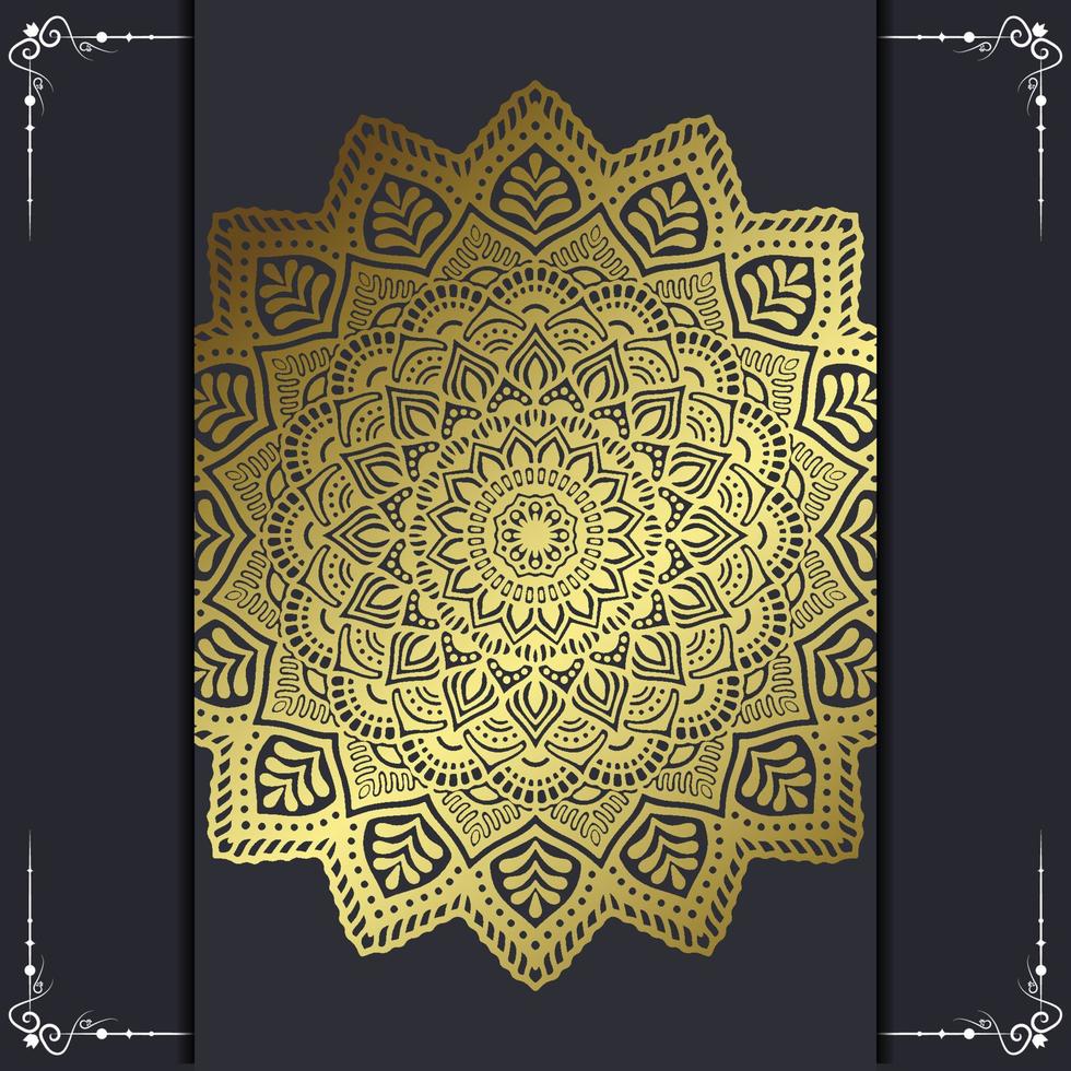 Luxury ornamental mandala background with arabic islamic east pattern style vector