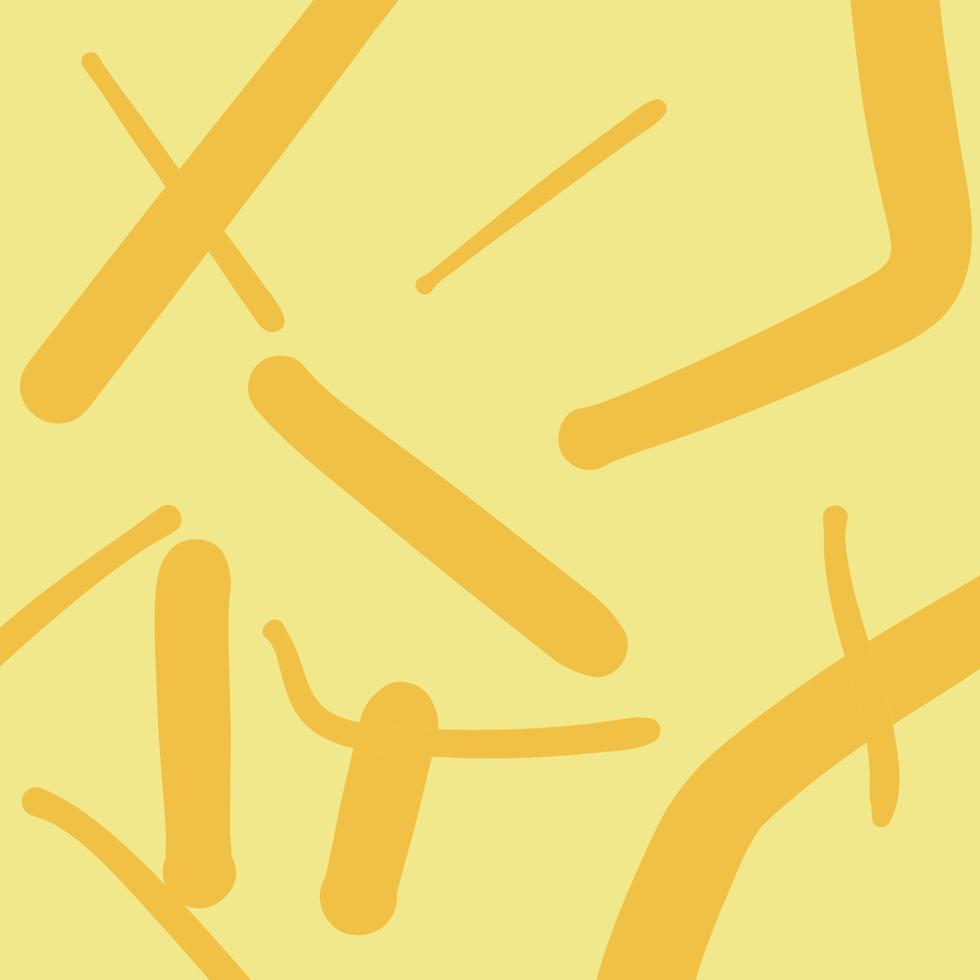 Abstract messy textured card with sticks, squares. Geometric shapes. vector