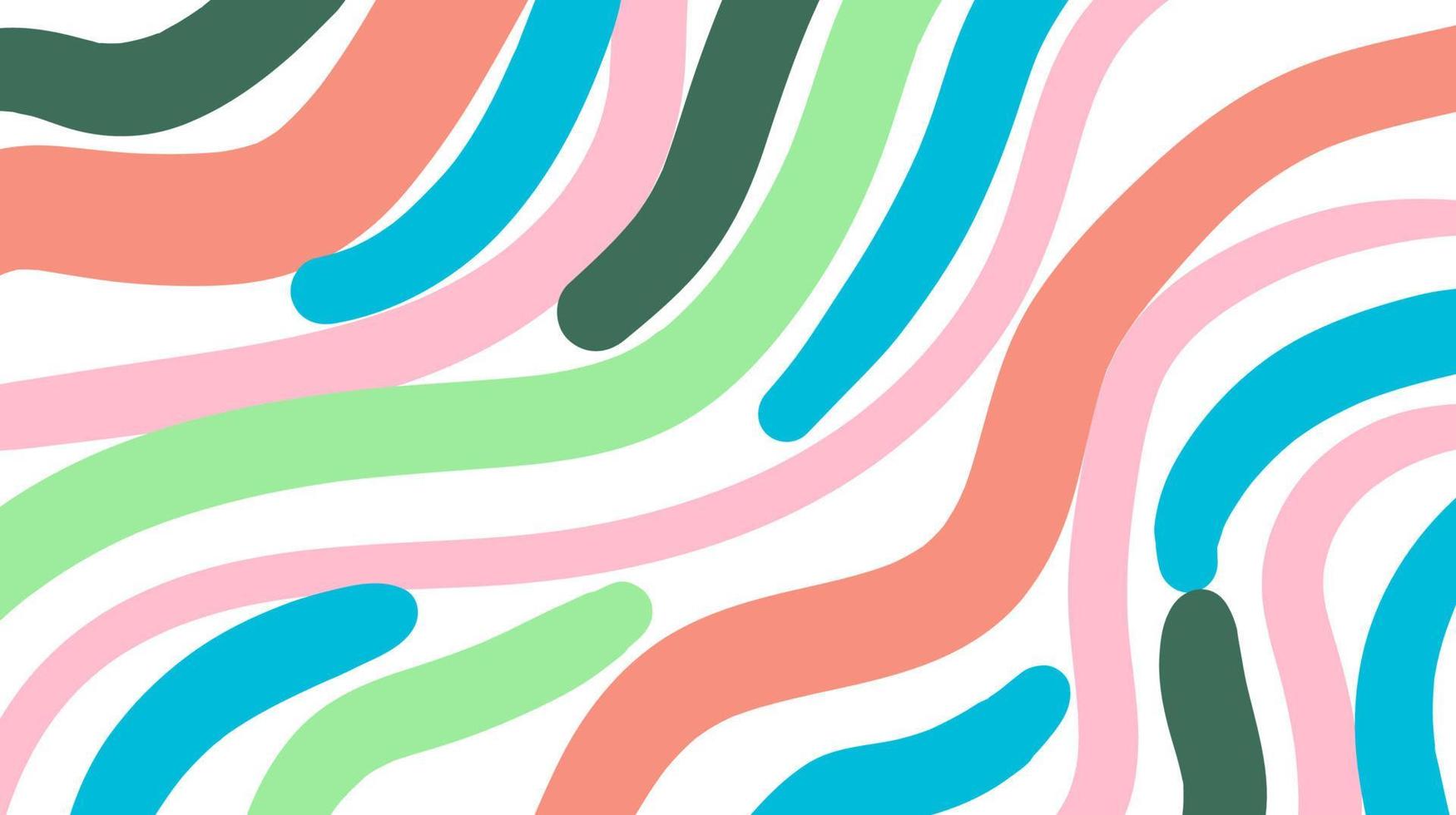 Abstract background with curly brush strokes, template, wave, artistic covers design, colorful texture. Trendy pattern, graphic poster, geometric brochure, card. vector