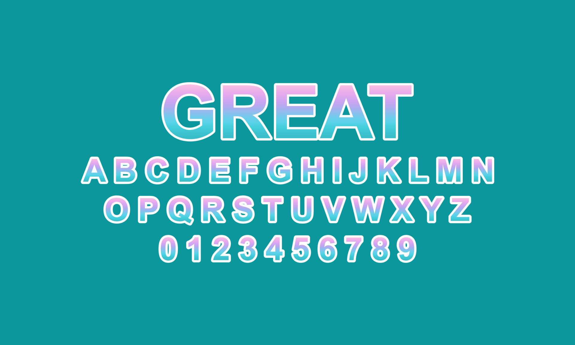 Great Font Alphabet 4496720 Vector Art At Vecteezy Great Font Alphabet 4496720 Vector Art At Vecteezy