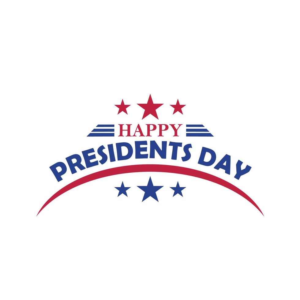 logo del dia de los presidentes vector