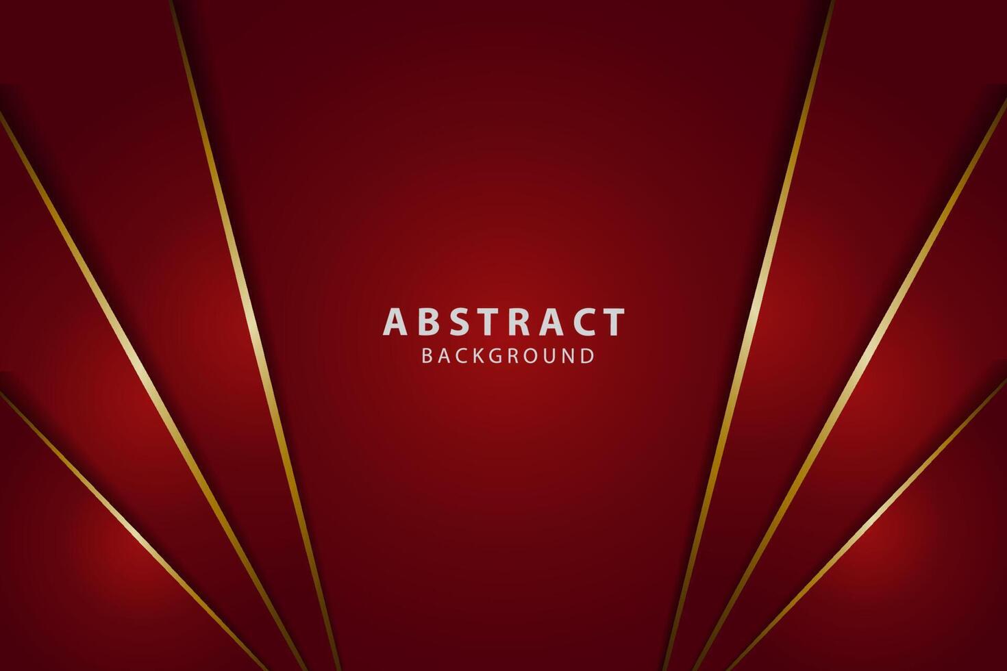 red gold luxury abstract overlap layer background template vector