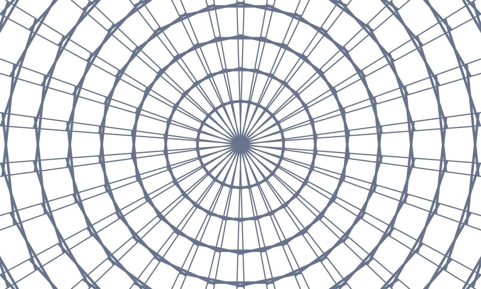 Background pattern circle like a spider web vector