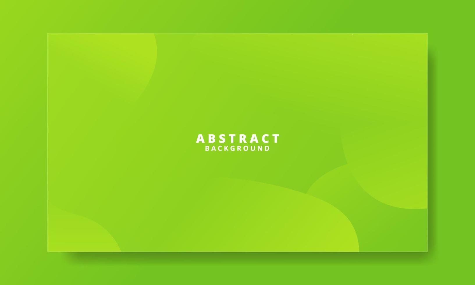 Abstract Green Fluid Wave Background vector