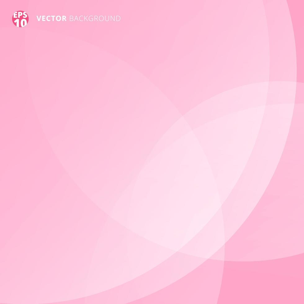 Pink smooth twist light lines for valentines day background. vector