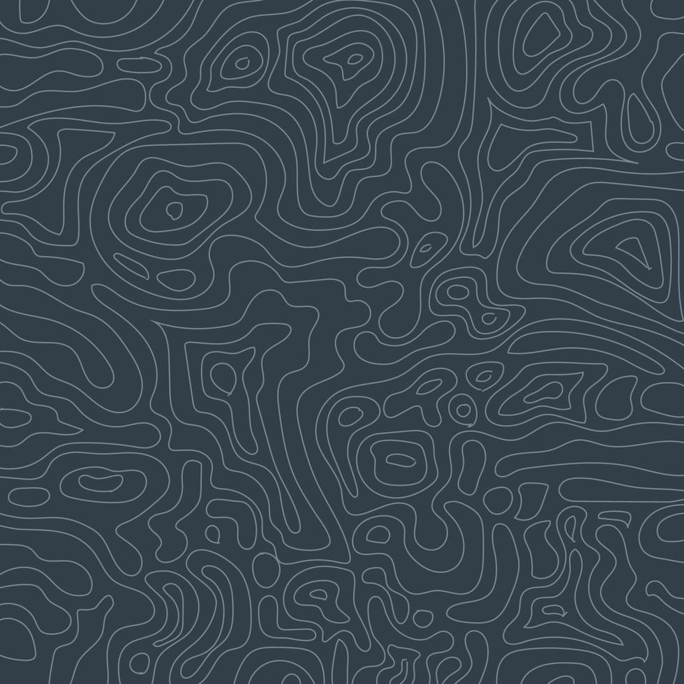 Topographic map on dark blue background. vector