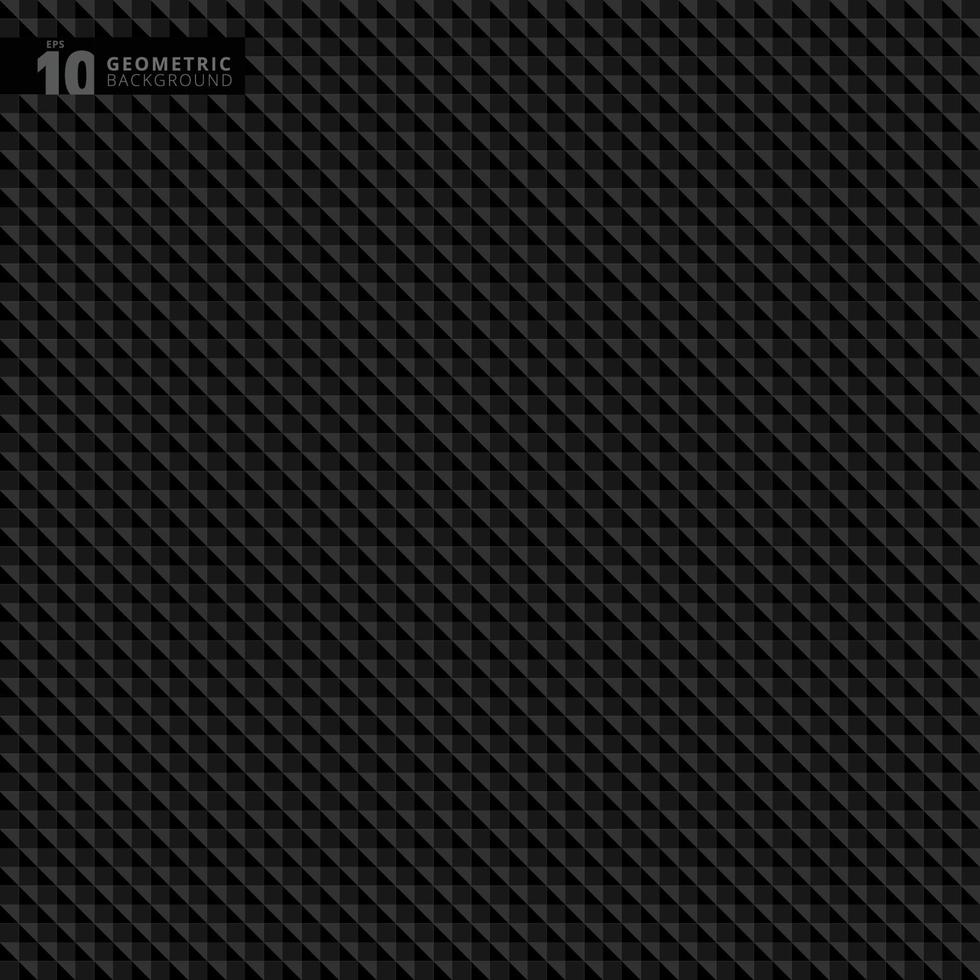 Abstract geometric triangle black pattern background texture vector