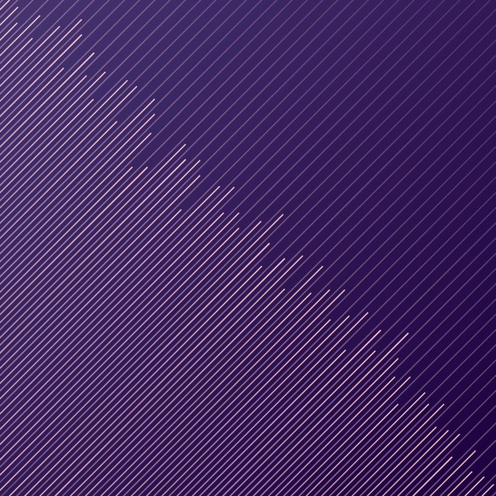 Abstract minimal design stripe and diagonal lines pattern on purple background and texture. vector