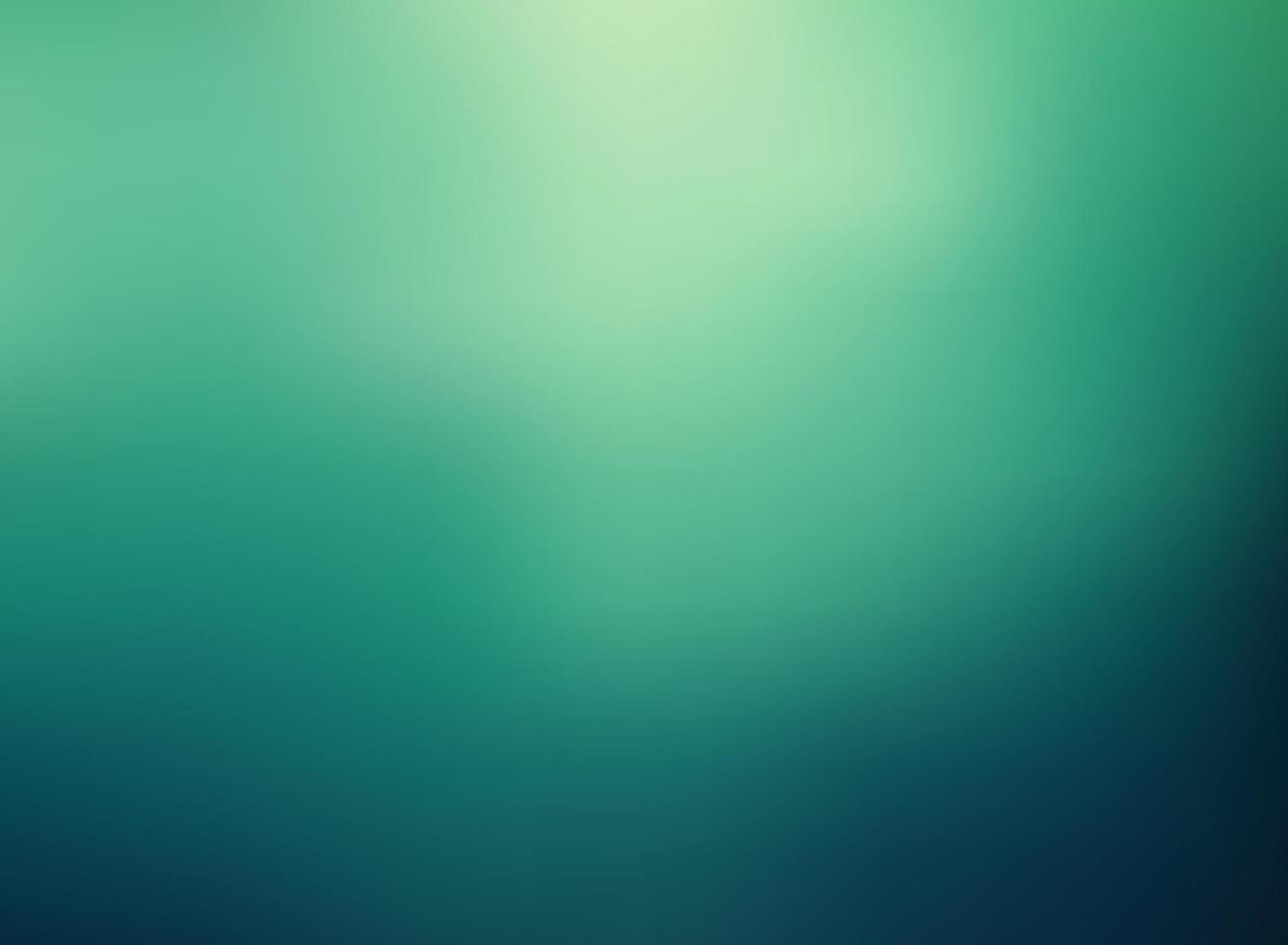 Abstract green color gradient blurred background. vector