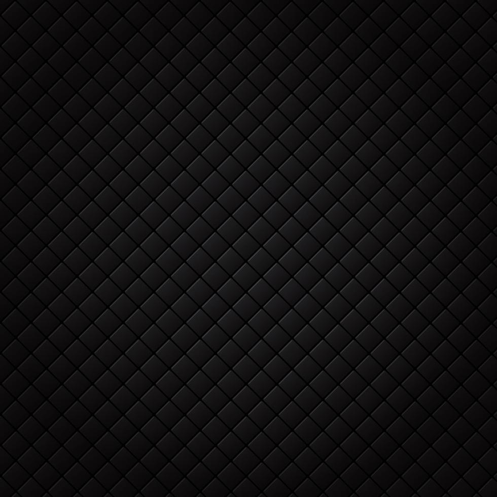 Black square pattern. Luxury sofa background and texture. vector