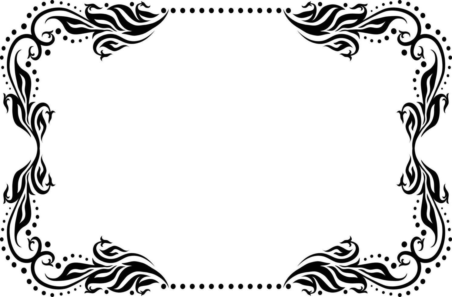 ornament frame icon design vector