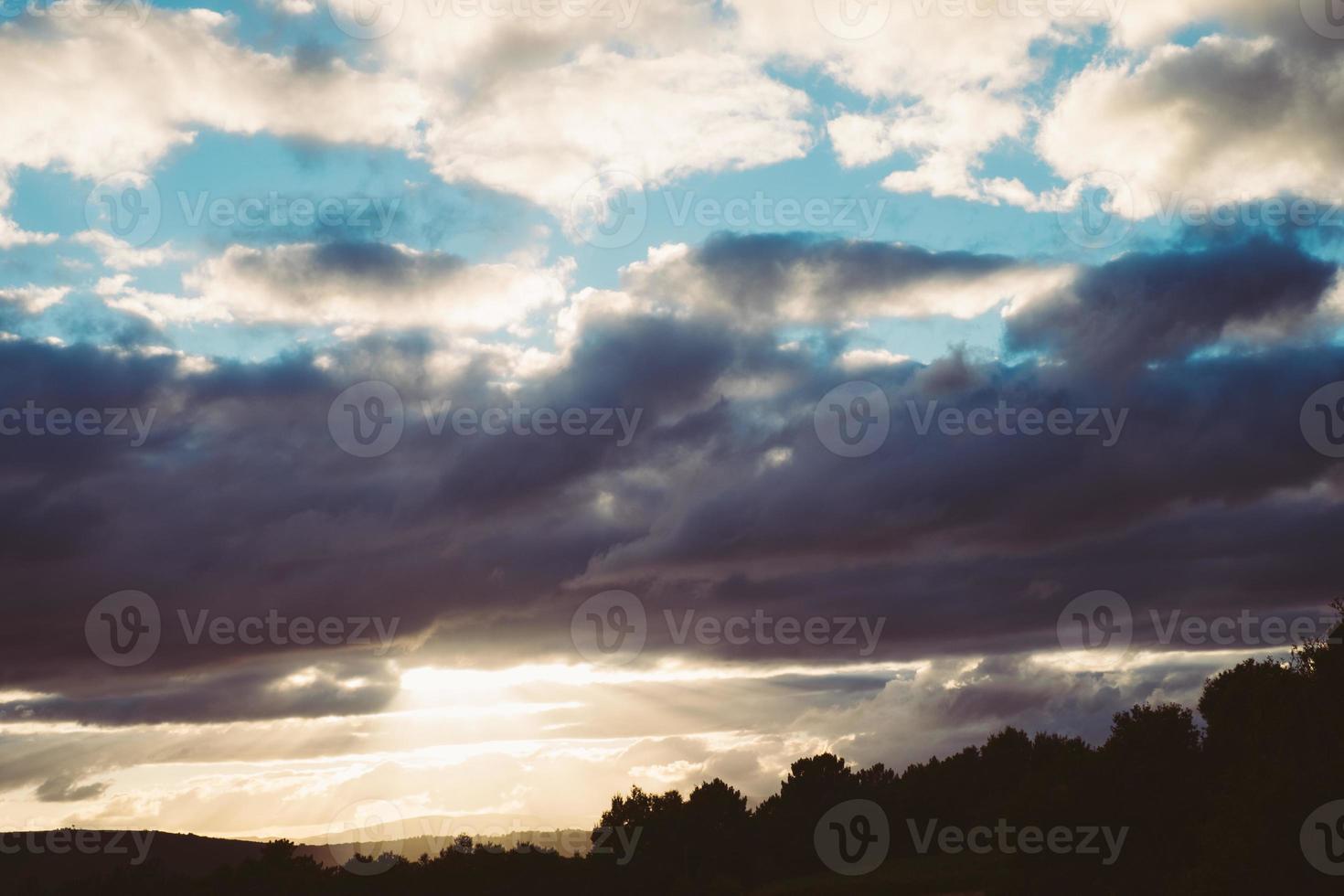 cielo con nubes foto