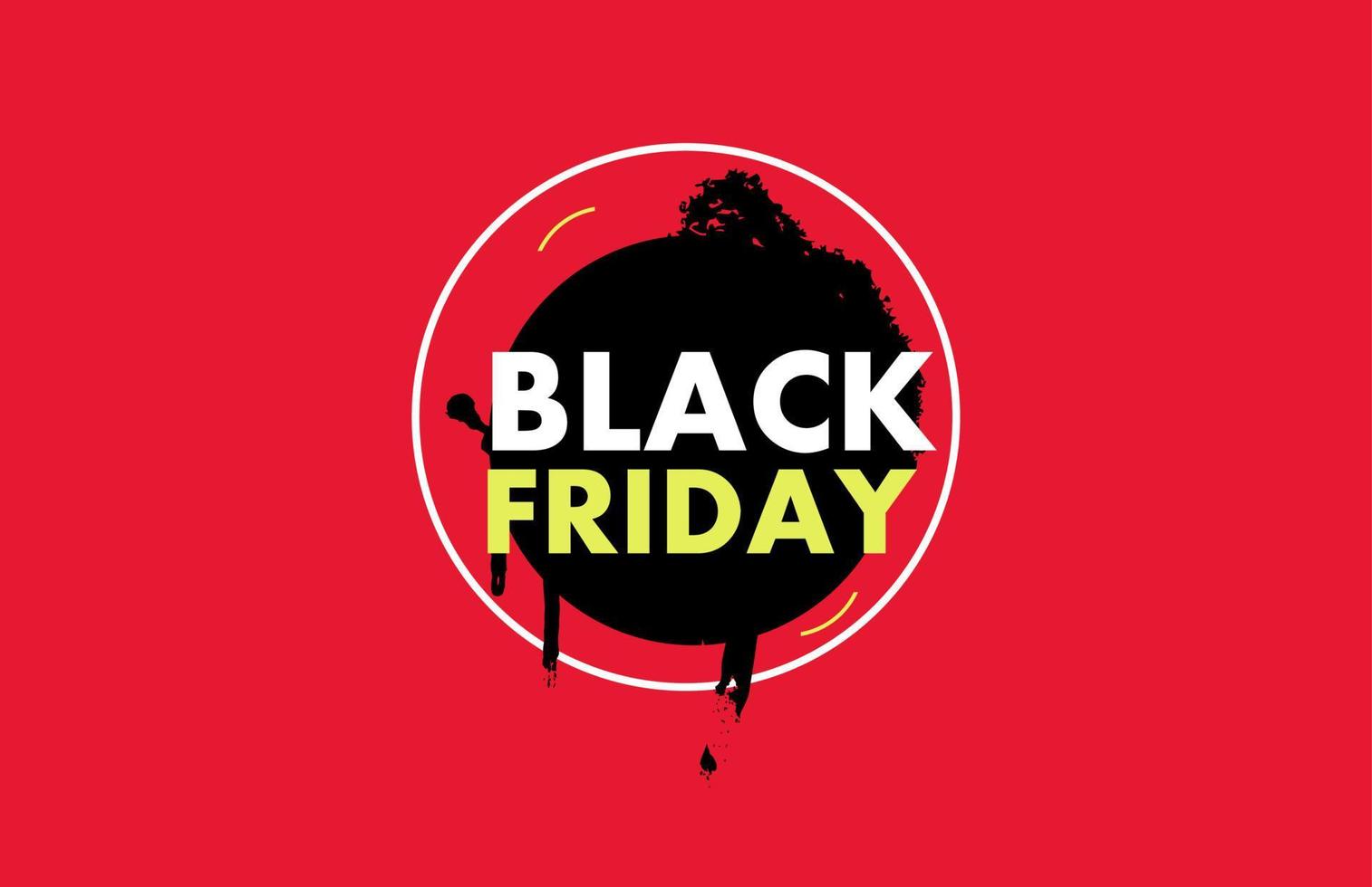 Black friday modern grungy sp... vector