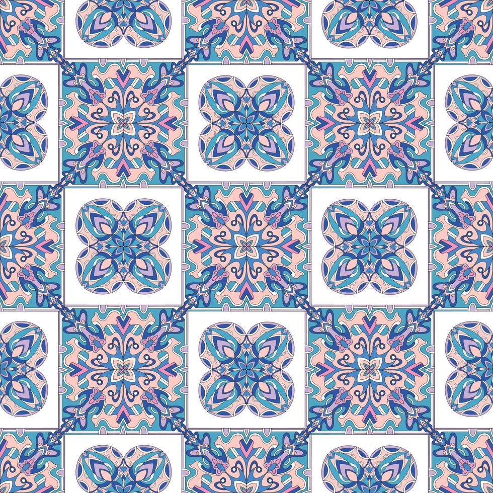Tribal ethnic seamless pattern abstract background ornament illustration. Vector decorative retro banner of card. Vintage traditional, Islam, Arabic, Indian, ottoman motifs, elements