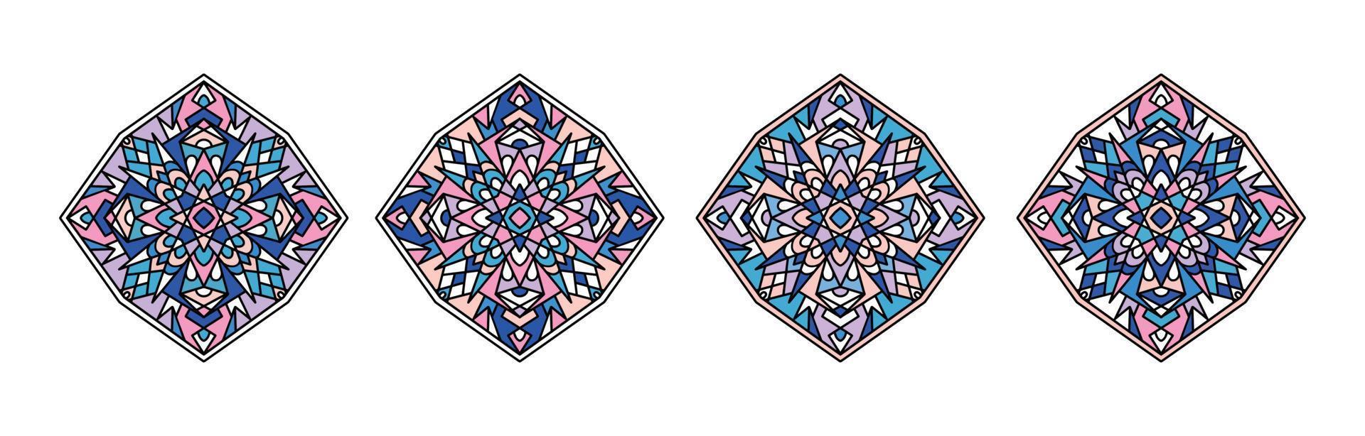 Mandala. Round Ornament Pattern. Vintage decorative elements. Hand drawn background. Islam, Arabic, Indian, ottoman motifs. vector