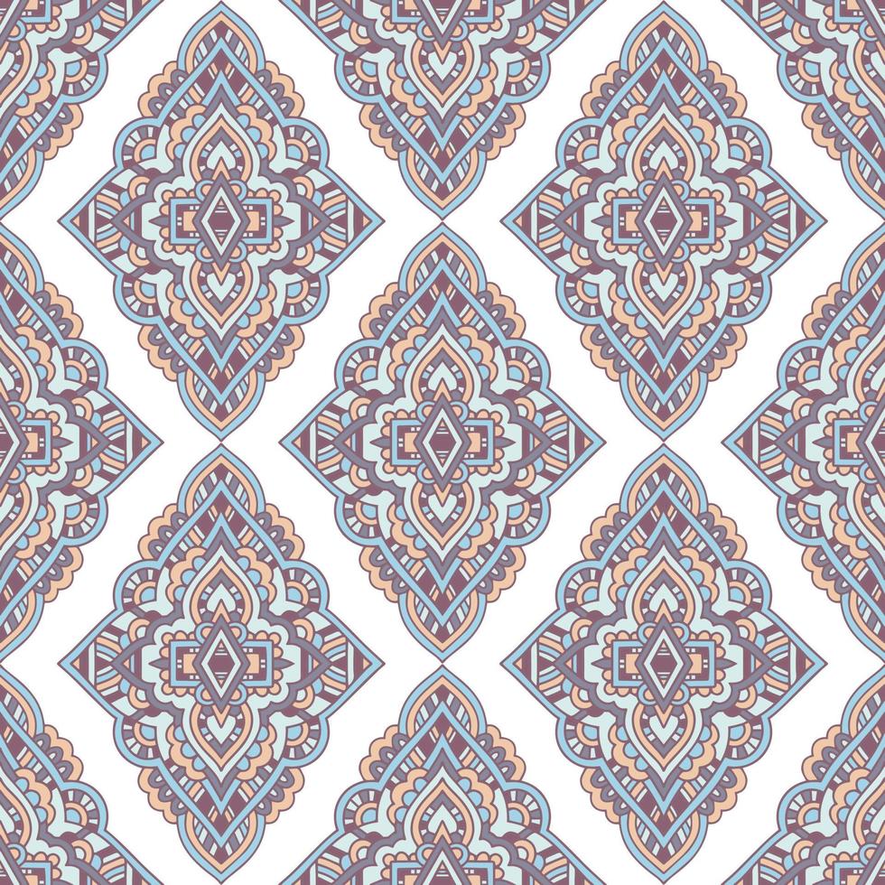 Ethnic tribal pattern, outline and hand drawn style vector