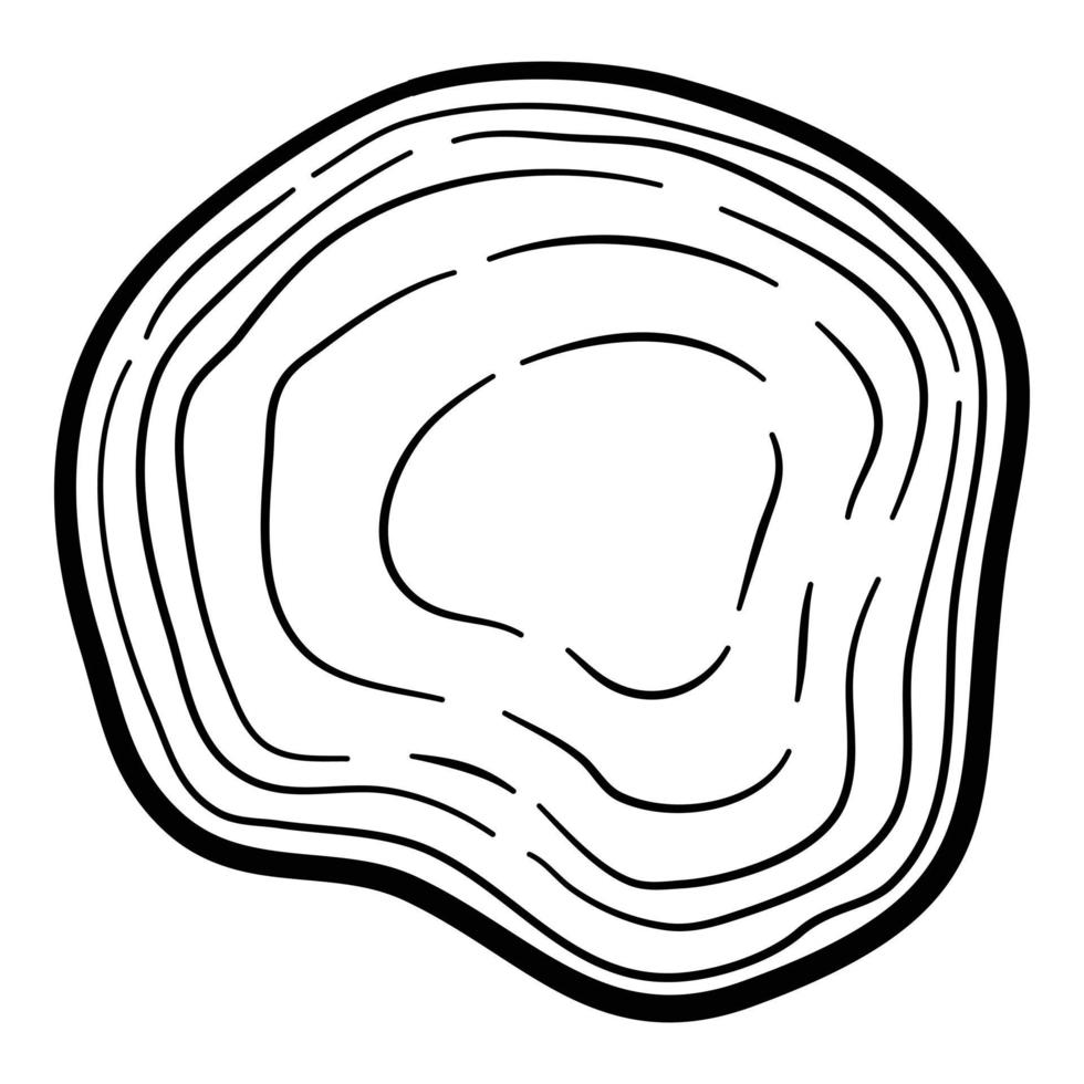 New global virus icon, outline hand drawn style vector