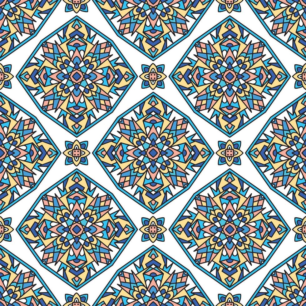 Ethnic tribal art seamless pattern. Geometric print. Boho texture. Cloth design, wallpaper, wrapping vector