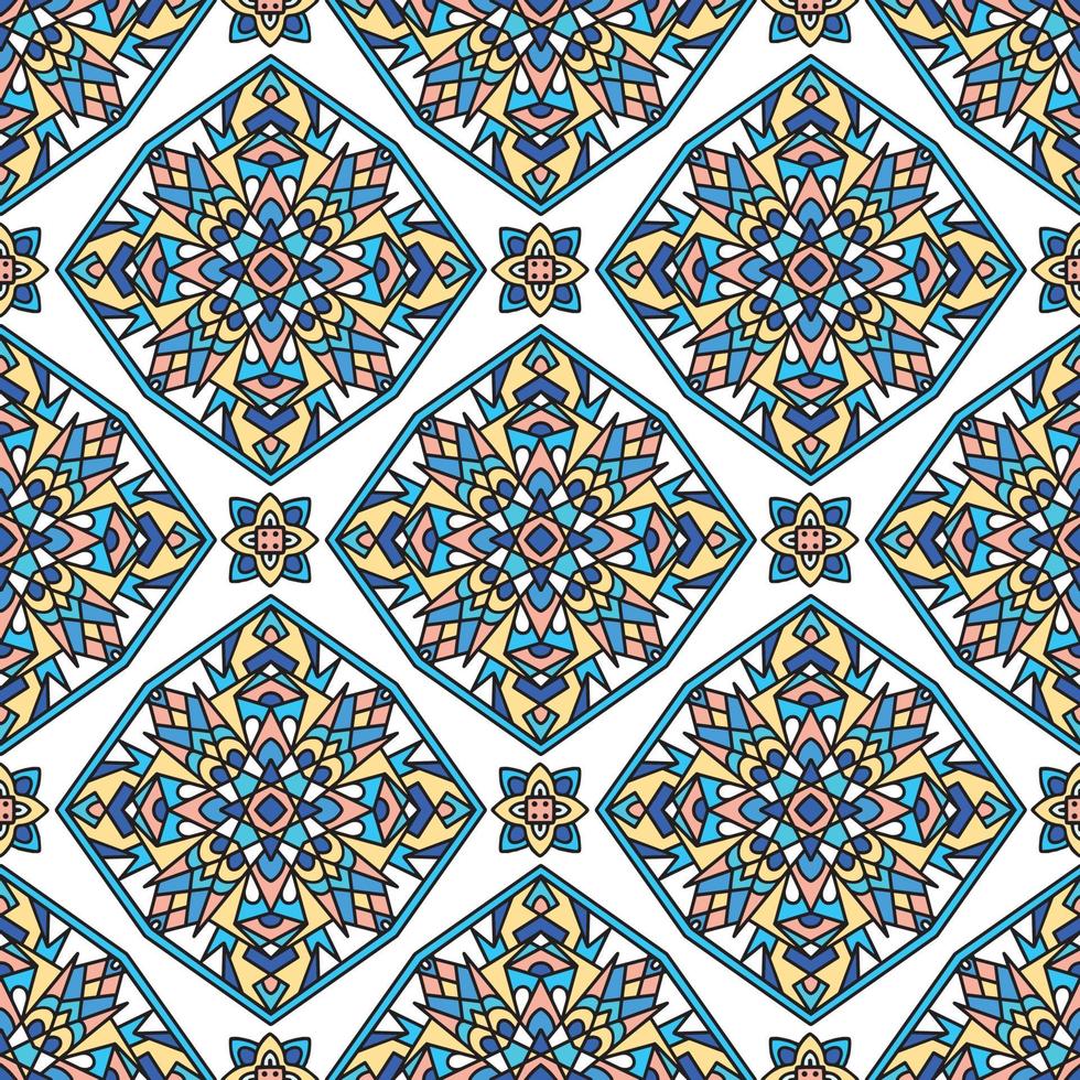 Ethnic tribal art seamless pattern. Geometric print. Boho texture. Cloth design, wallpaper, wrapping vector