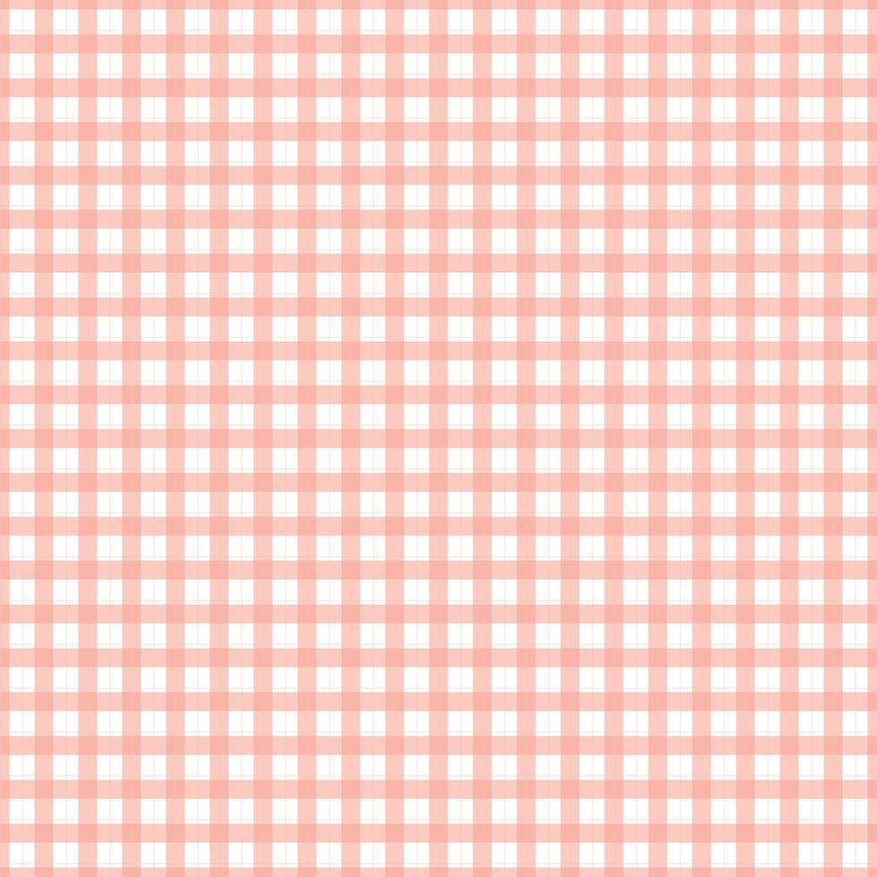 Seamless tartan pattern. Plaid repeat vector with white and pink Designs used for prints, gift wrapping, textiles, checkerboard backgrounds for tablecloths.
