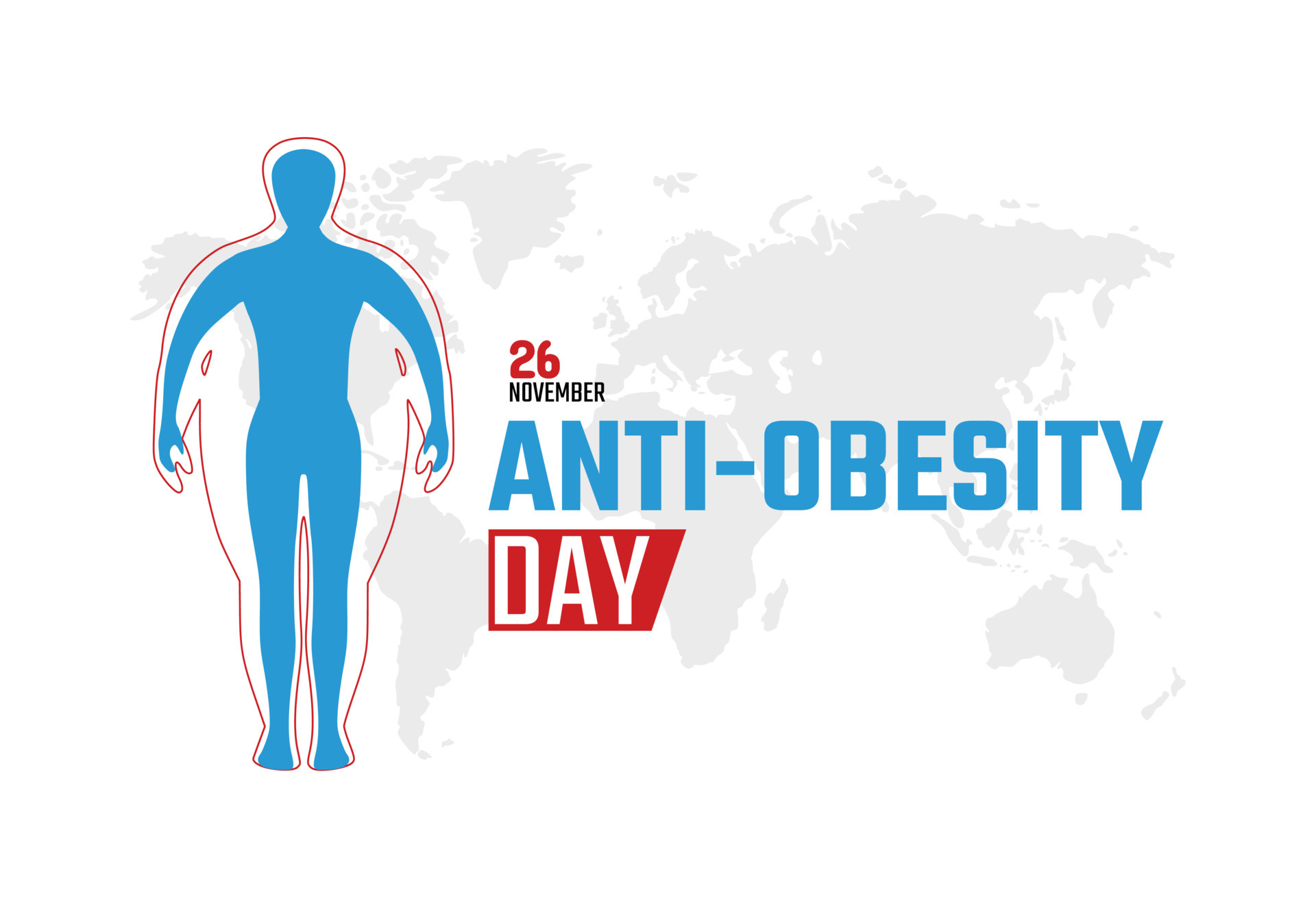 Vector Graphic Of Anti Obesity Day Good For Anti Obesity Day Celebration Flat Design Flyer