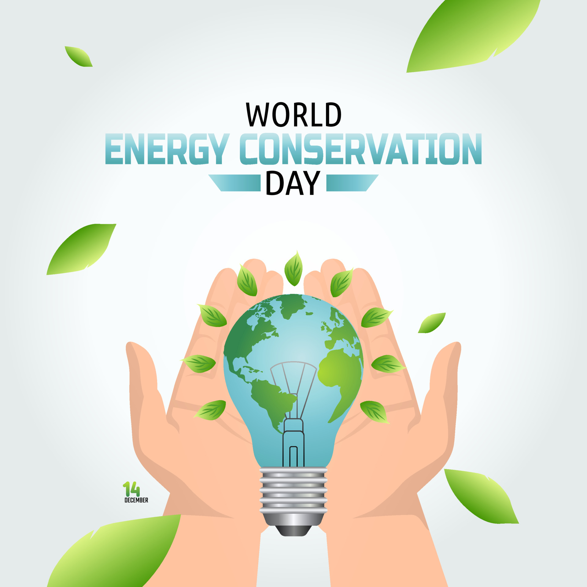 vector graphic of world energy conservation day good for world energy