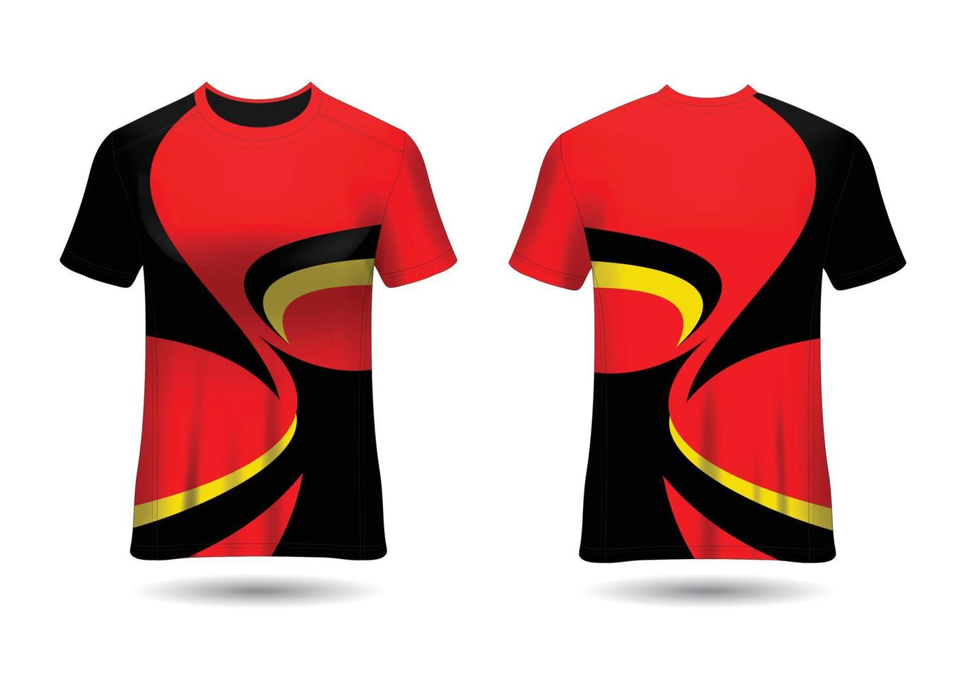 Sports Racing  Jersey Design Template for Team Uniforms Vector