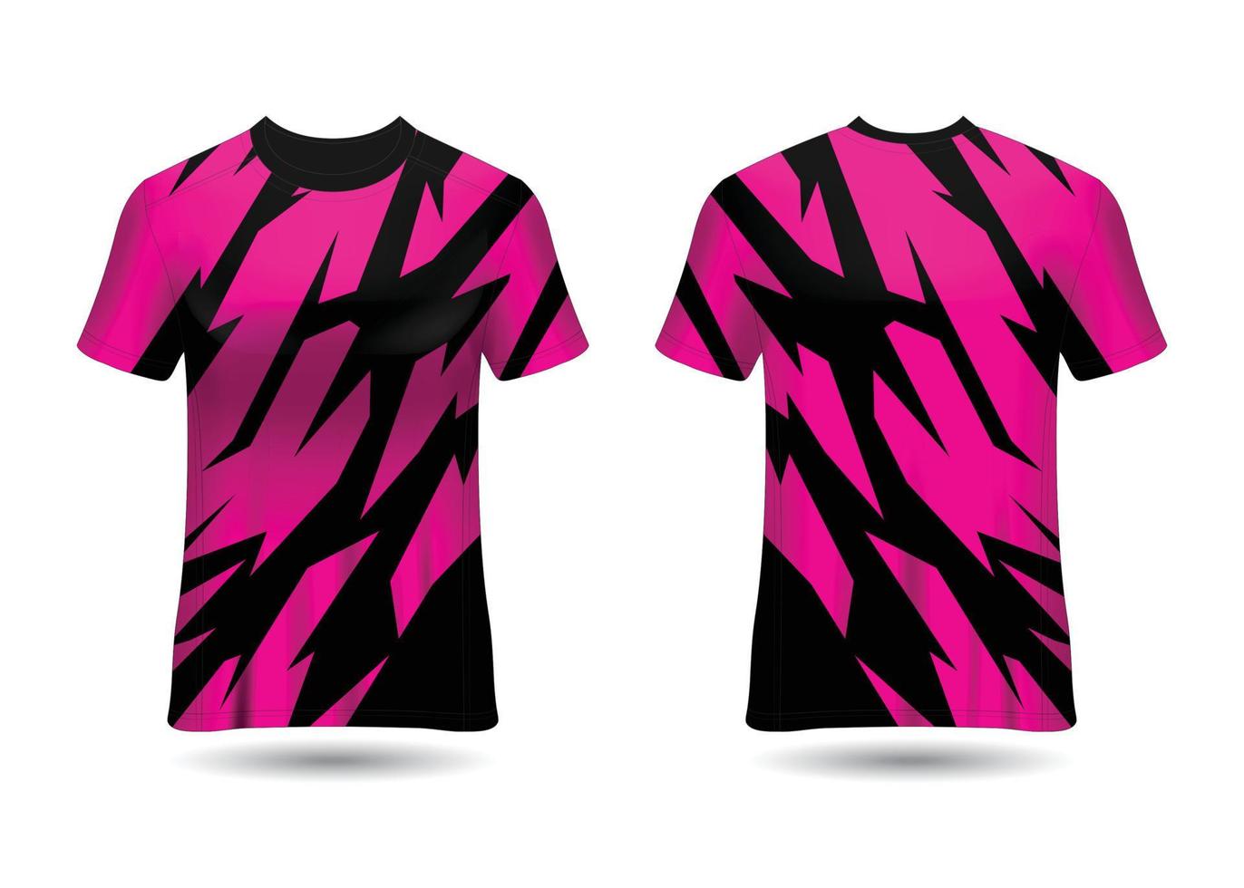 Sports Racing  Jersey Design Template for Team Uniforms Vector