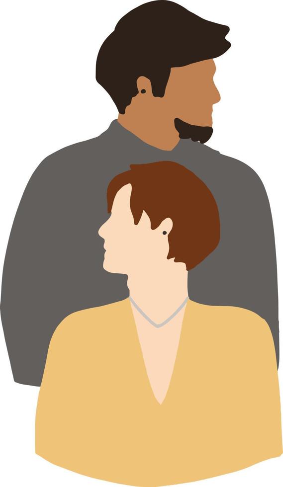 Gender equality lbgt couples vector