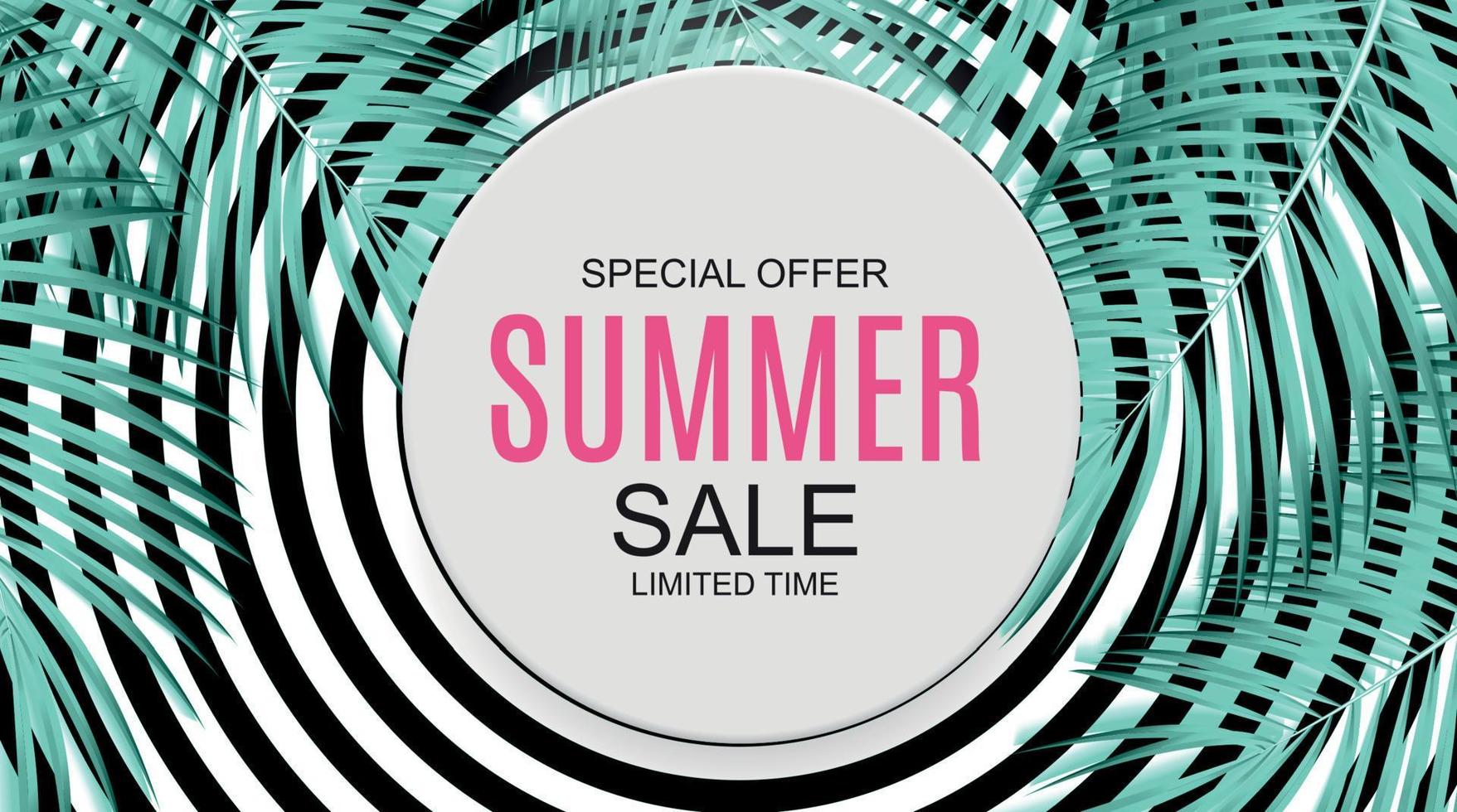 Summer Sale concept Background. Vector Illustration