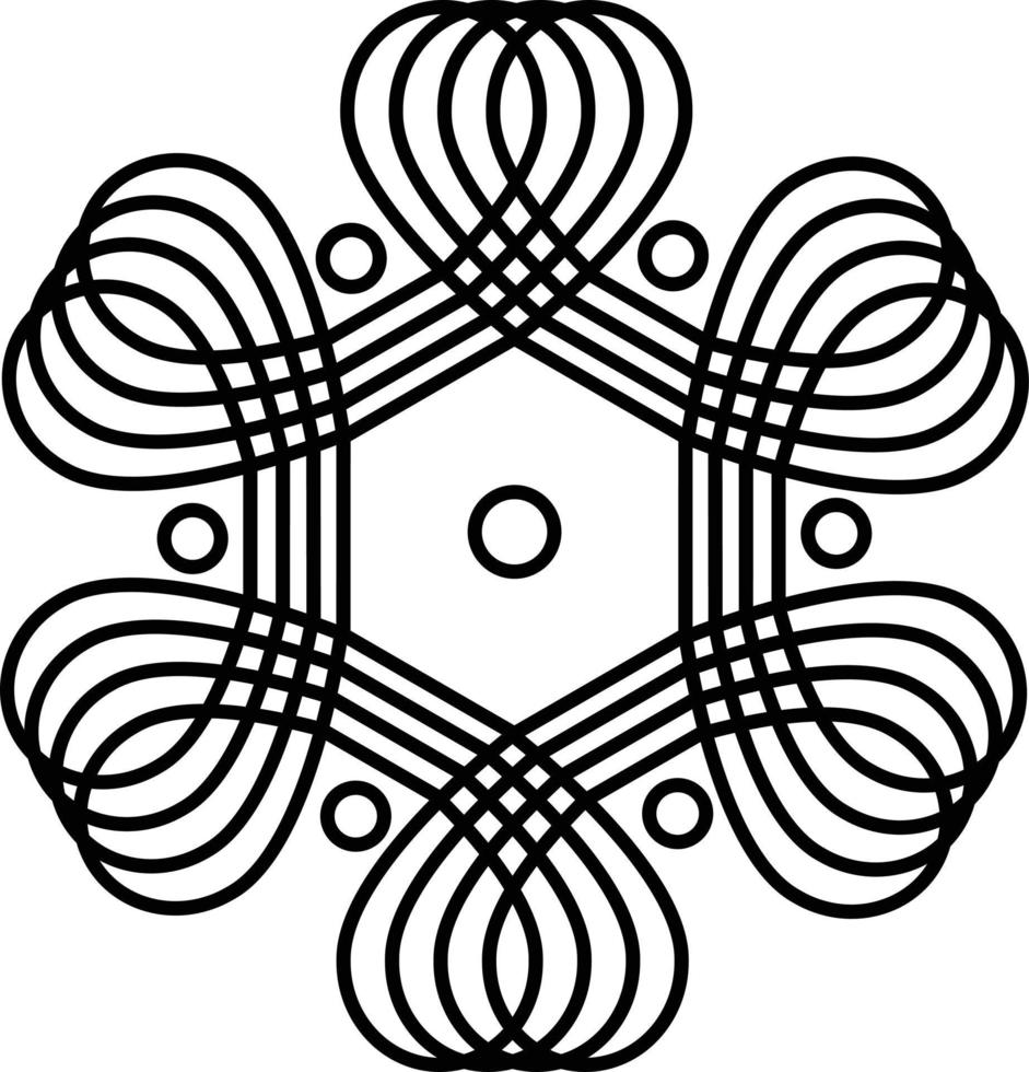 Indian Traditional and Cultural Rangoli, Alpona, Kolam, or Paisley, with a contemporary look. For textile fabric prints, phone case, greeting card. logo, calendar. vector