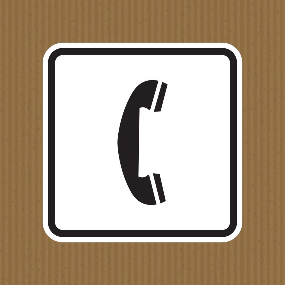 Symbol Do not use the phone vector