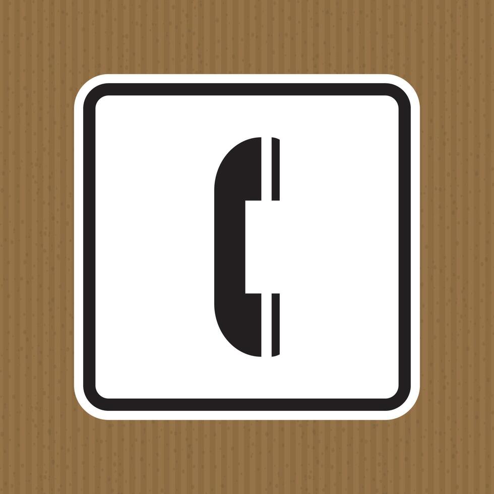 Symbol Do not use the phone vector