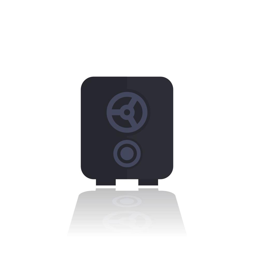 strongbox icon on white vector