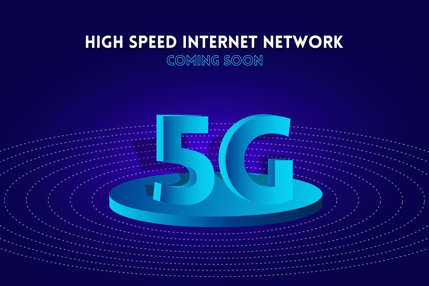 5G internet concept vector illustration background