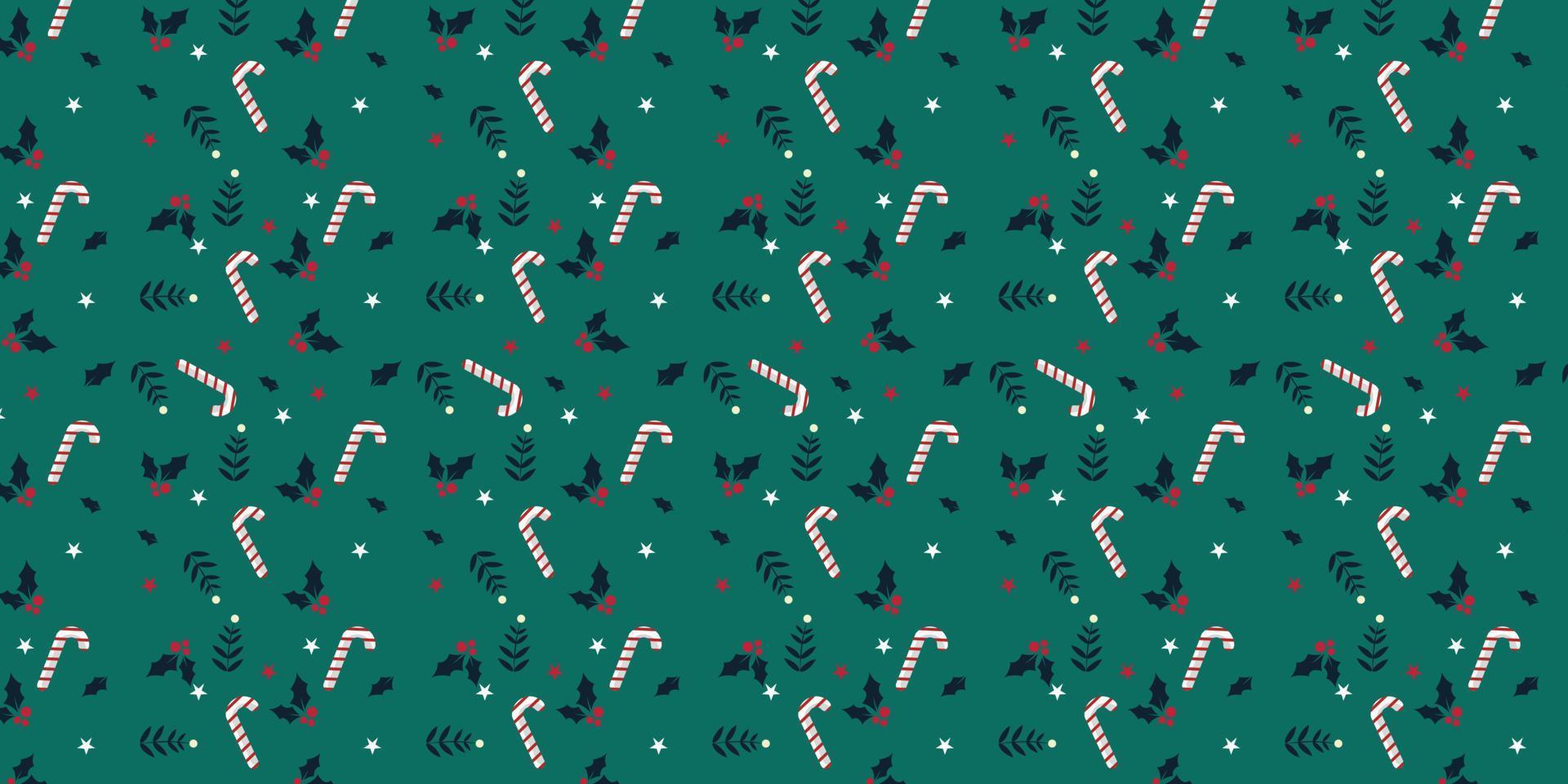 Elegant Christmas and holiday decorative objects pattern background vector illustration
