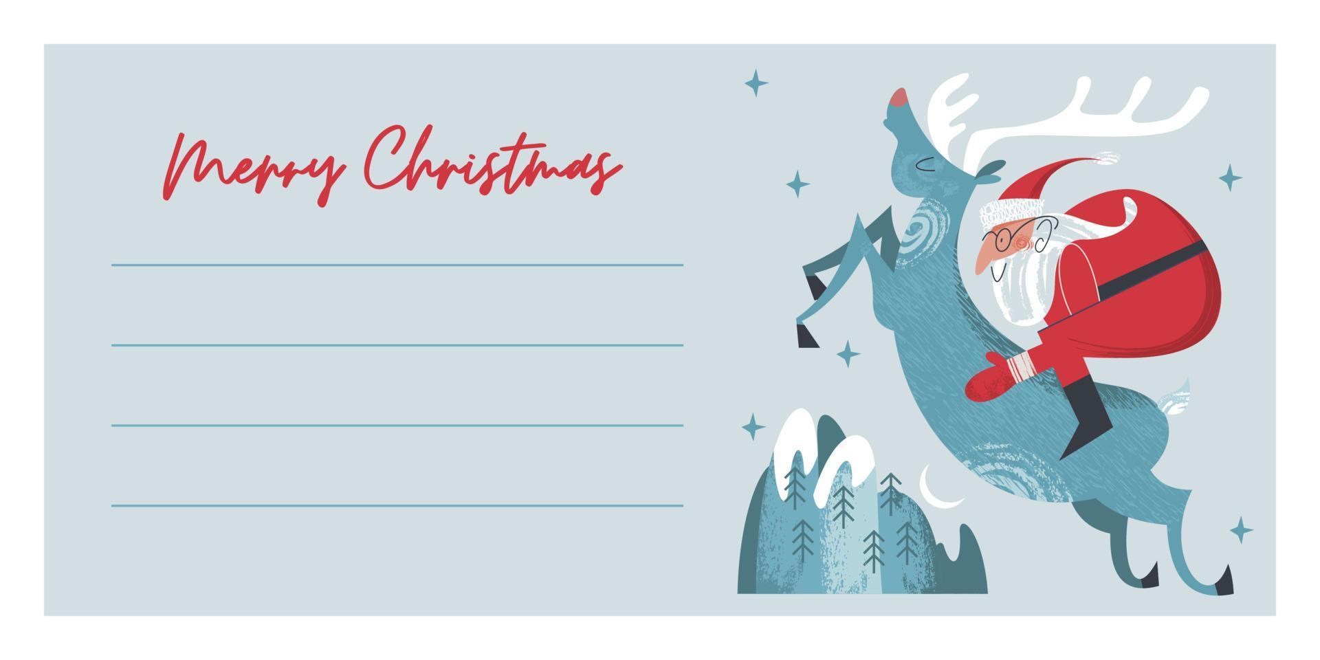 Festive Christmas and new year greeting card. merry Christmas. vector