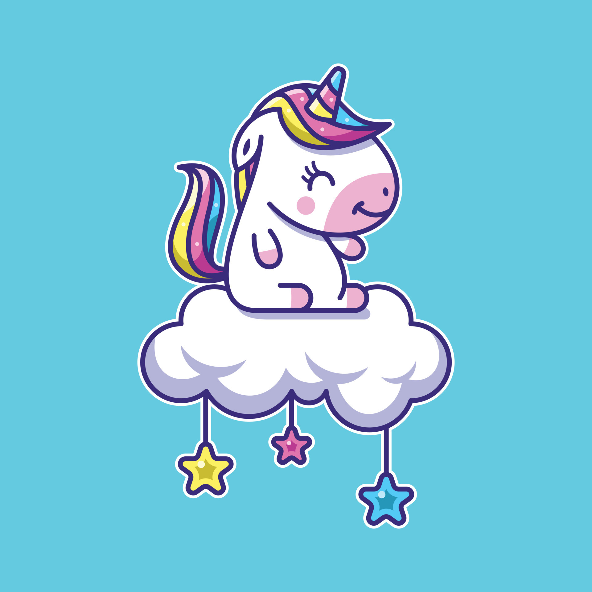 Phim Hoạt Hình Dễ Thương Unicorn Hình ảnh  Định dạng hình ảnh EPS  450073782 vnlovepikcom