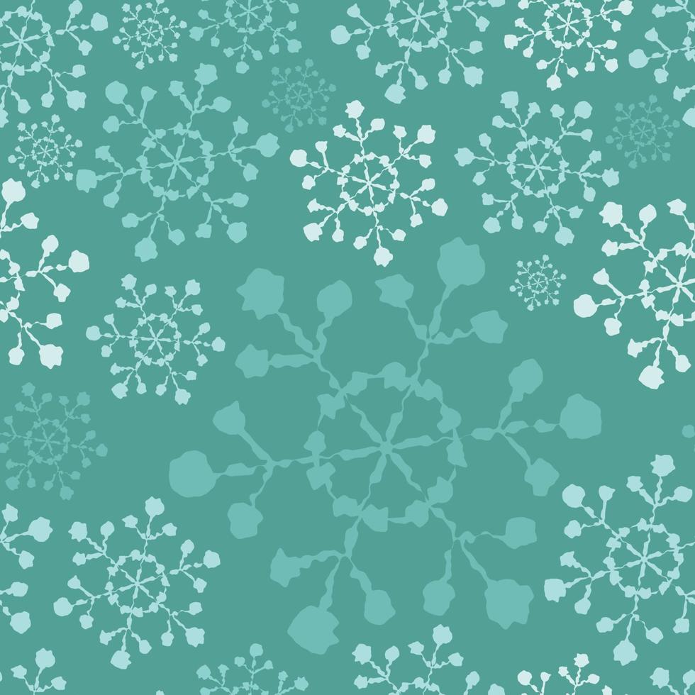 Snowflake pattern design background vector
