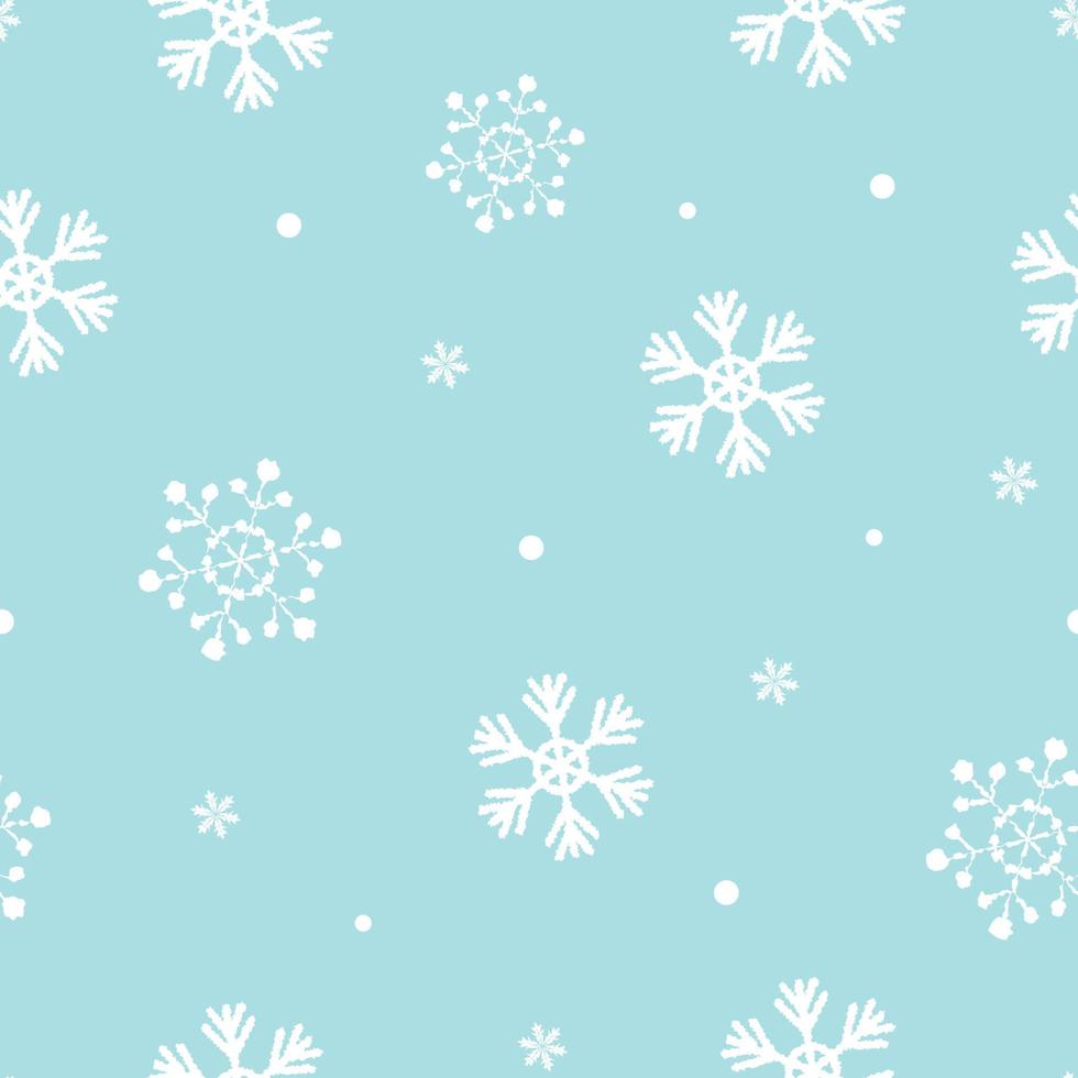 Snowflake pattern design background vector