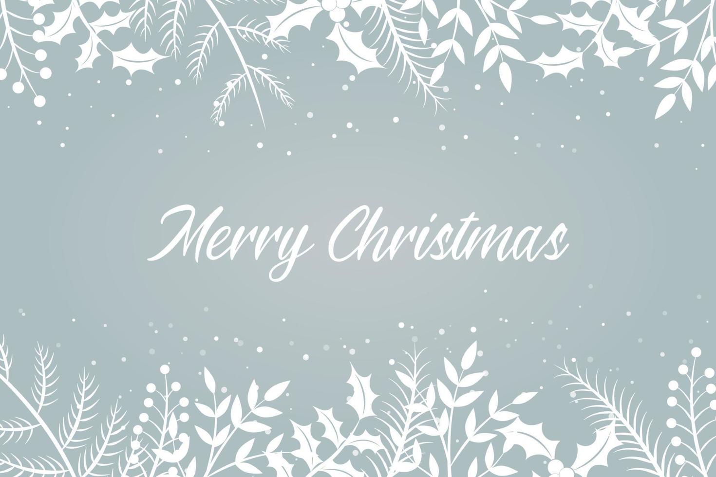 Hand drawn christmas background vector