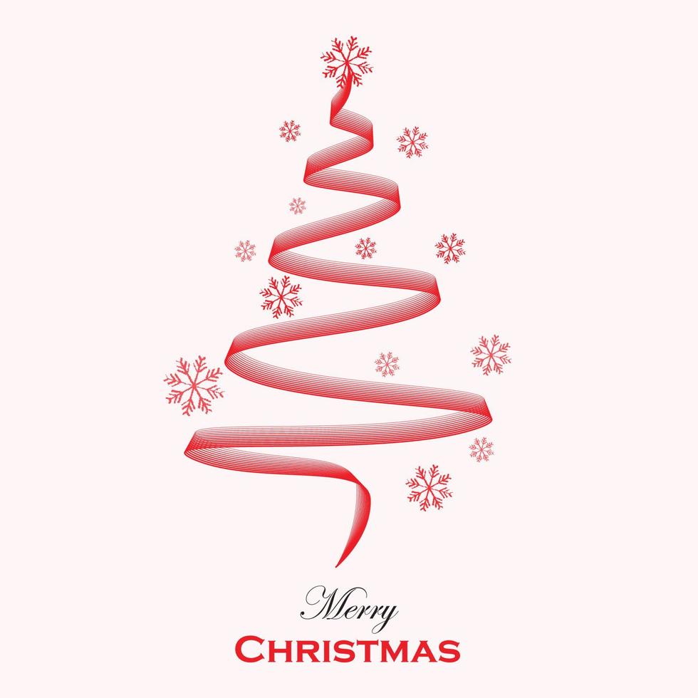 Modern merry christmas background design vector