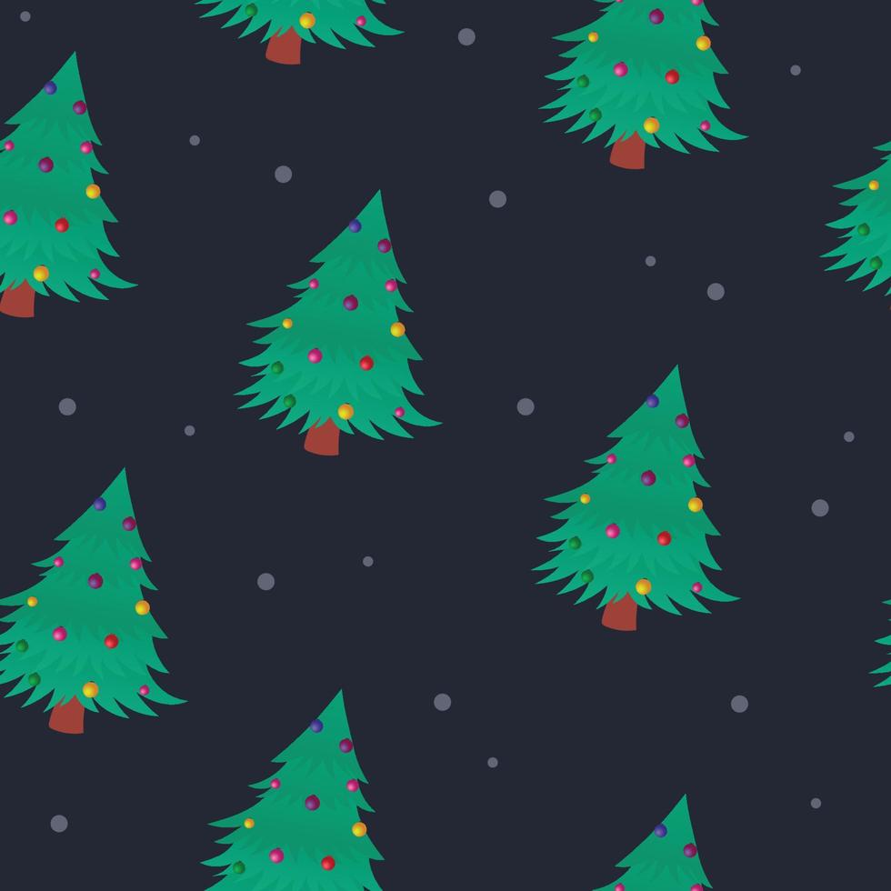 Seamless pattern background with christmas design vector