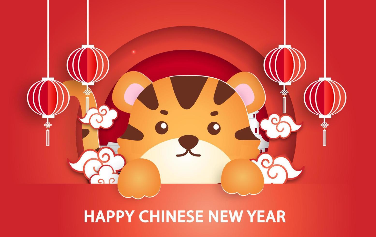 Chinese new year 2021 year of the ox banner . vector