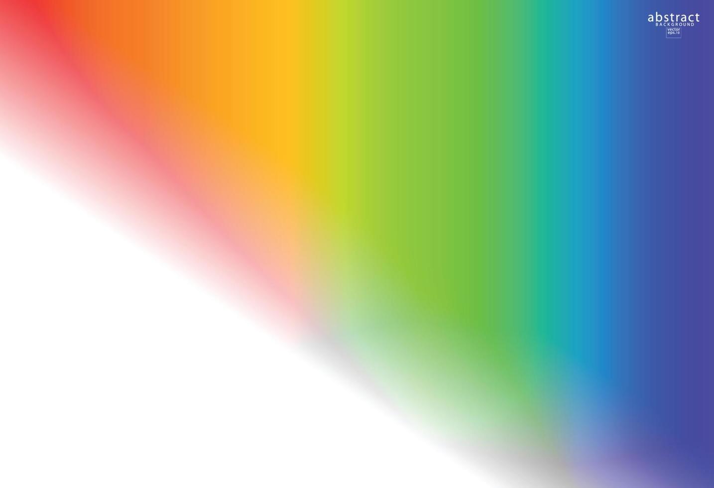 Fondo de malla de degradado borroso abstracto colores brillantes del arco iris. plantilla de banner suave liso colorido. ilustración vectorial vibrante creativa vector