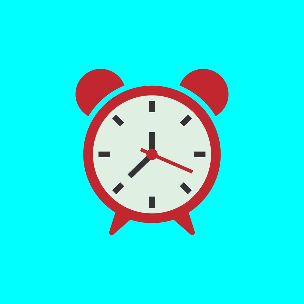 icono de reloj despertador vector